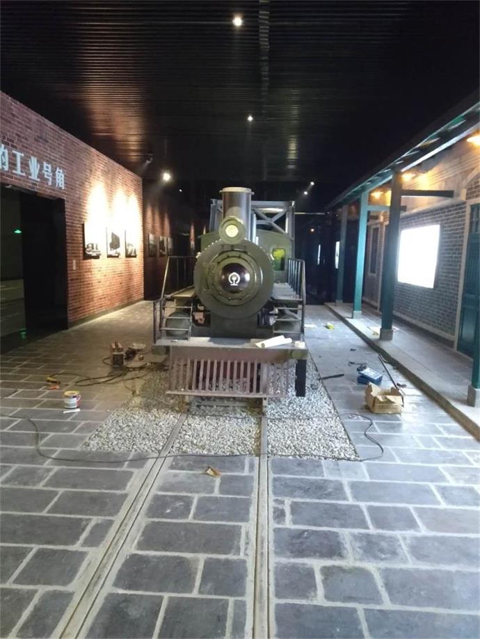 东兰县蒸汽火车模型